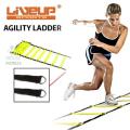 LIVE UP LS-3671 Agility Ladder 400 CM Agility Ladder, Speed Training Exercise Ladders for Soccer Football Boxing Footwork Sports Speed Agility Training with Carry Bag. 