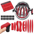 1Set Universal Bike/Motorcycle Helmet Inner Padding Kit Lining Sponge Pad Bicycle Replacement Helmet Pads Set with Insect Net Sunlight Super Store. 