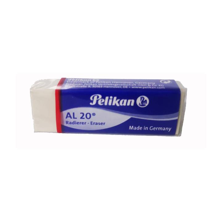 Pelikan 606046-Al20 Plastic Erasers (20Pieces/Box)