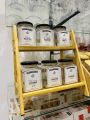Kitchen spice rack Bamboo 2 tier Multipurpose organiser shelf. 