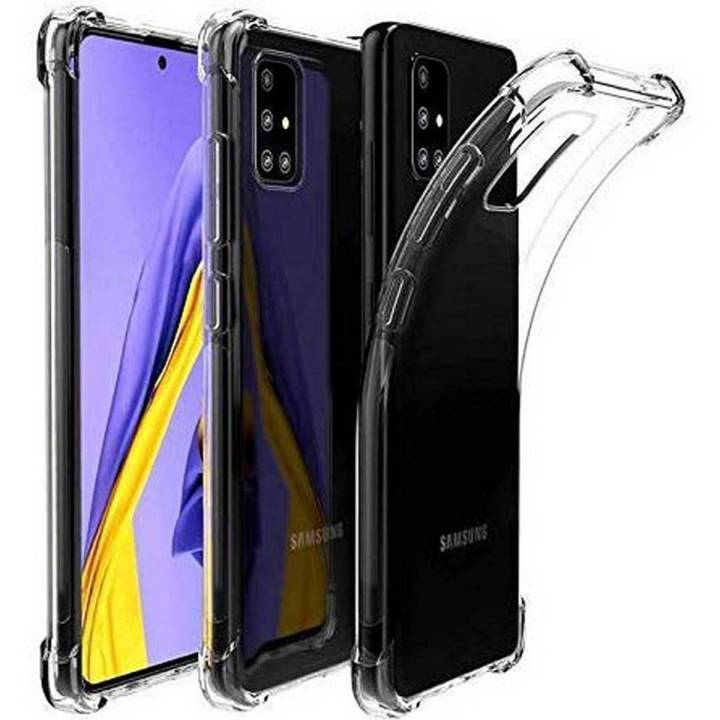 Samsung A51 Back Cover Transparent Extra Bumper Anti Shock Soft Crystal Clear Case For Galaxy A51