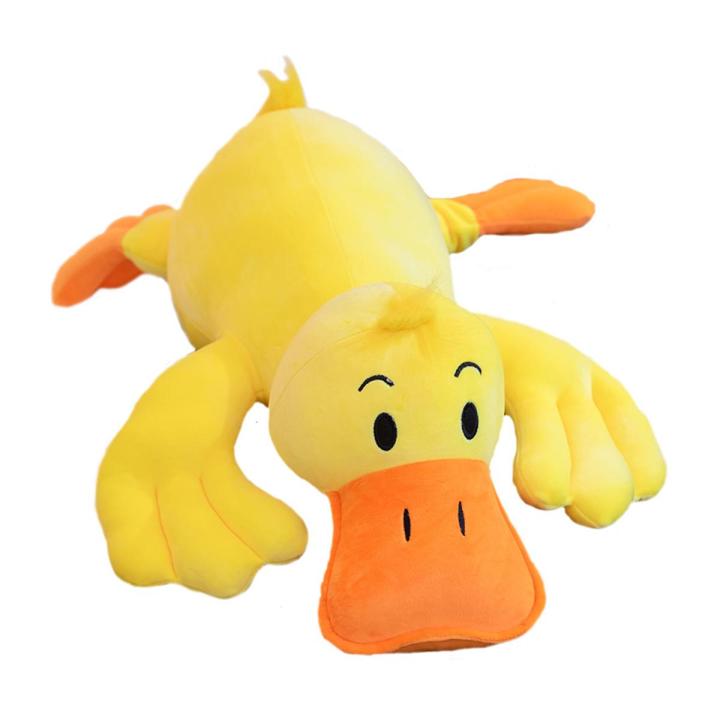 Plush Toy Decorative Cartoon Big Yellow Duck Stuffed Animals Toys