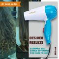 Professional foldable hair dryer machine for girls/men/women comes with 2 speeds fashion hair style machine portable 1000 watt hair dryer machine easy to carry machine low power consumption hair dryer. 