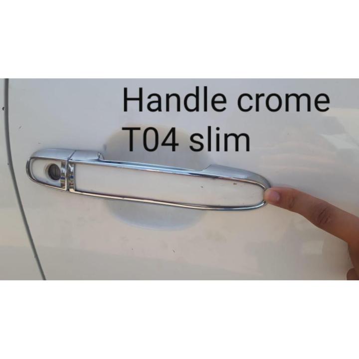 CAR HANDLE CHROME SLIM NEW DESIGN FOR TOYOTA COROLLA 2004 TO 2014