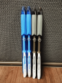 FLEXOFFICE, LARIS Low Viscosity Ballpoint Pens, Smooth Ink Pens, 0.7mm (Pack of 4's). 