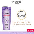 L'Oreal Paris Elvive Hyaluron Moisture Shampoo, 360 ml - Moisture For Up To 72H, Achieving Shinier, Bouncier, Free-Flowing Hair. 