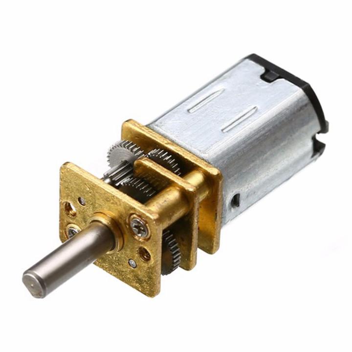 AITIAO 2-Pack N20 Micro Gear Motor | DC 6V 30RPM High Torque | 3mm D-Shaft For RC Toys & DIY Projects