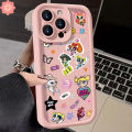 Graffiti Powerpuff Love Heart Case For Oppo A18 A38 A77s A7 A77s A79 A16 A17 A77 A53 A98 A76 A7 A96 A12 A5s A31 A52 A55 A78 A17k A58 A74 A9 A16s A3s A54s Reno 8T 5F 11 Couples Case. 