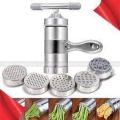 Noodle Juice Maker Pressure Machine With Plastic Handle Nimko Kitchen Accessories Press Nimco Maker Stainless Steel with 3 stainless steel blades. 