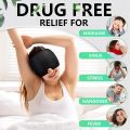 2025 new Migraine Headache Relief Cap, Migraine Relief Cap Hot & Cold Therapy Hangover Hat Mask Odorless Migraine Headache Hat for Puffy Eyes Hangover Tension Sinus & Stress Relief fits all face shapes, head sizes. 