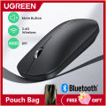 [New Arrival] UGREEN Mouse Bluetooth 5.0 Wireless Mouse 4000DPI Silent Click 2M ode Mute Mice For MacBook PC Tablet Laptop Mouse. 