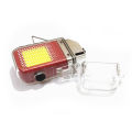 2 in 1 Rechargeable Electric Double Arc Plasma Flameless Lighter & COB LED Light Emergency Lamp  Waterproof , Keychain Gadget 3 Lighitng Modes and flame Tool. 