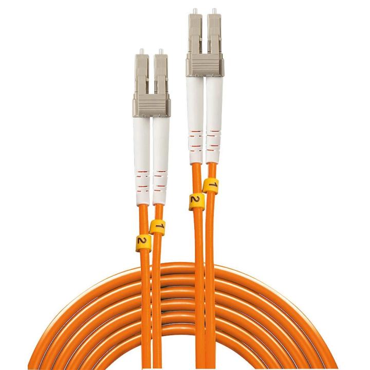 StarTech 3mMeter/10fet Fiber Optic Cable - Multimode Duplex 50/125 - OFNP Plenum - LC/LC - OM2 - LC to LC Fiber Patch Orange