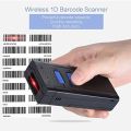 Aibecy Portable Bluetooth Wireless 1D Barcode Bar Code Scanner Reader Support for Windows IOS Android OS. 