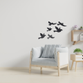 3 Sets flying birds wall decoration, beautiful walls, decorative wooden stick ons, Wall Décor, beautiful bedroom wall ideas, drawing room wall ideas, perfect wall decor ideas, eid decor. 