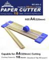 Jielisi 909-2 A4 Paper Trimmer / Paper Cutter Rotary Cutter, 10-sheet capacity for Home/Office -  ZTS. 