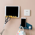 Wall Mounted Charger Mobile Phone Holder Hooks Hanging Tablet Charging Stand Home Office Storage Holders. 