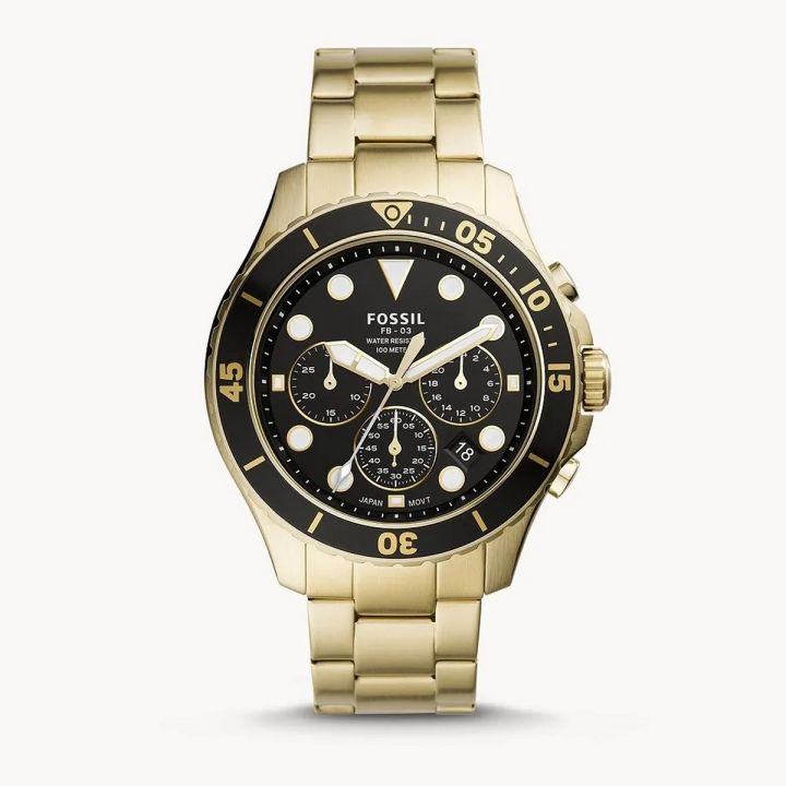 Fossil FS5727 Stainless Steel Wrist Watch for Men