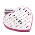 Pack of 36 Earring Tops for Women - Multicolor. 