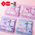 Yuthorite iigen Yizheng stationery Sanrio family image children's makeup painting girl handmade graffiti watercolor painting set. 
