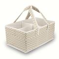 Baby Diaper Caddy Organizer and portable storage box can be used as foldable toy basket – Diaper Caddy Organizer for Changing Table and Car Organizer for Newborn Essentials. 