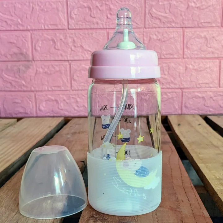 Glass%20Feeder%20for%20baby,%20Baby%20Feeder%20With%20cover%20Imported%20Glass%20Feeder%20250ml/300ml%20-%20Image%203