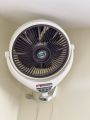 Smart Fans Louver Bracket Fan 14" Remote Control Control Plastic-Off White-Dark brown Naveed Industry. 
