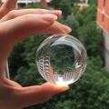 Transparent color Glass Crystal Ball Healing Sphere Photography Props ball Decor 40Mm. 