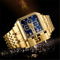 OULM brand fashion business, large dial, luxury, military style, quartz men's watch. 
