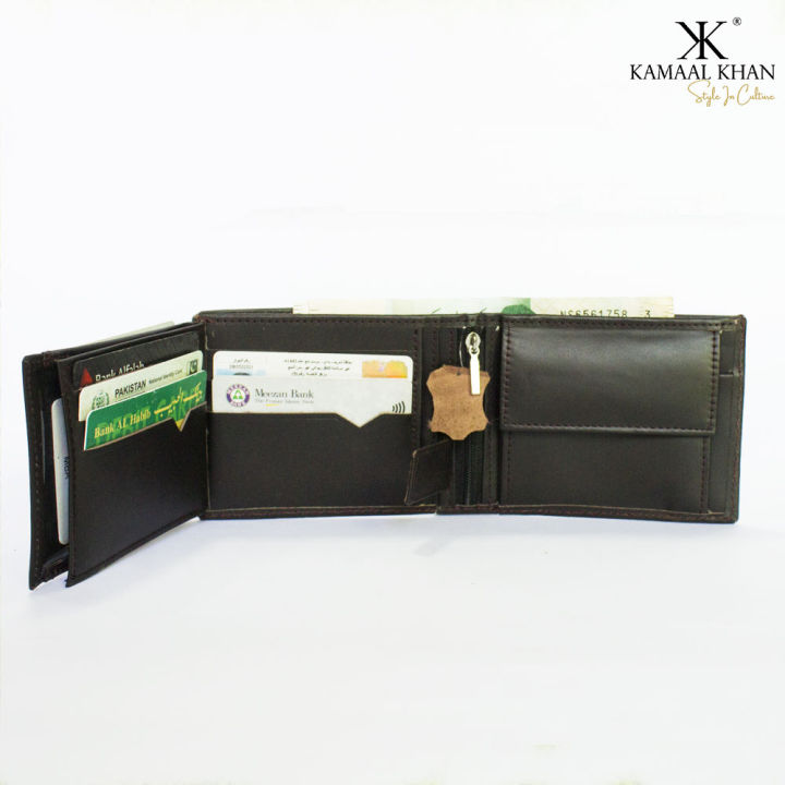 Genuine%20Leather%20Mens%20Zipper%20Coin%20Purse%20Wallet%20Tri%20Fold%20Clasp%20RFID%20Blocking%20Card%20Holder%20Secure%20Cash%20Storage%20Premium%20Accessory%20-%20Image%207