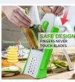 Flixfy strong,Vegetable Salad Cutter Bruno Simple And Easy UseManual Vegetable Cutter - Fruit Cutters - Pump Slicer Multifunctional Mandoline Slicers-strong Flixfy. 