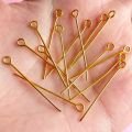 Steel Flat Head Pin Findings Headpins For Jewelry Making Diy Supplies Accessories 100 pcs  25mm 40 mm 50mm. 