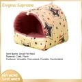 Enigma- Small Pet Nest Cozy Semi-enclosed Guinea Pig House Large Space Pet Bed for Small Pets Durable Comfortable Pet Supplies for Happy Pets Pet Bed with Stable Shape. 