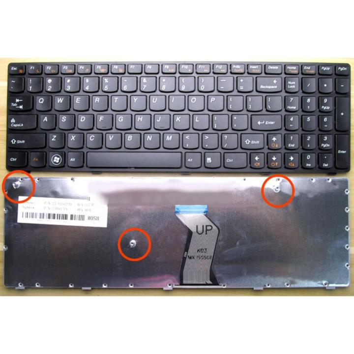 Laptop Notebook Keyboard Lenovo B590 Series   P/N   V117020FS1 –  Black