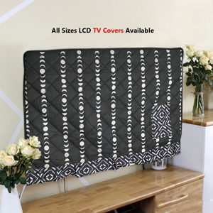 34 Inches Led Cover Made By Dual Layer Cotton With Polyster Filling Quilted Fabric and Washable Stuff
