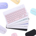 7 inch Wireless Keyboard Mobile Phone Tablet Computer Bluetooth Keyboard Mouse Set. 