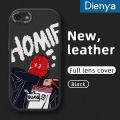 dienya For iPhone 7 iPhone 8 Case Fashion Tide Brand Boy Thin Leather Soft Full Lens Back Cover Camera Protect Cases Shockproof Casing. 