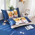 Summer bed sheet silk ice silk pad single piece summer cool bed sheet summer thin section one meter five quilt product household non-slip. 