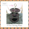 Three Tier Serving Platter (Round) - Best Serve ware - Heritage, Serving essential, Aesthetic designs. 