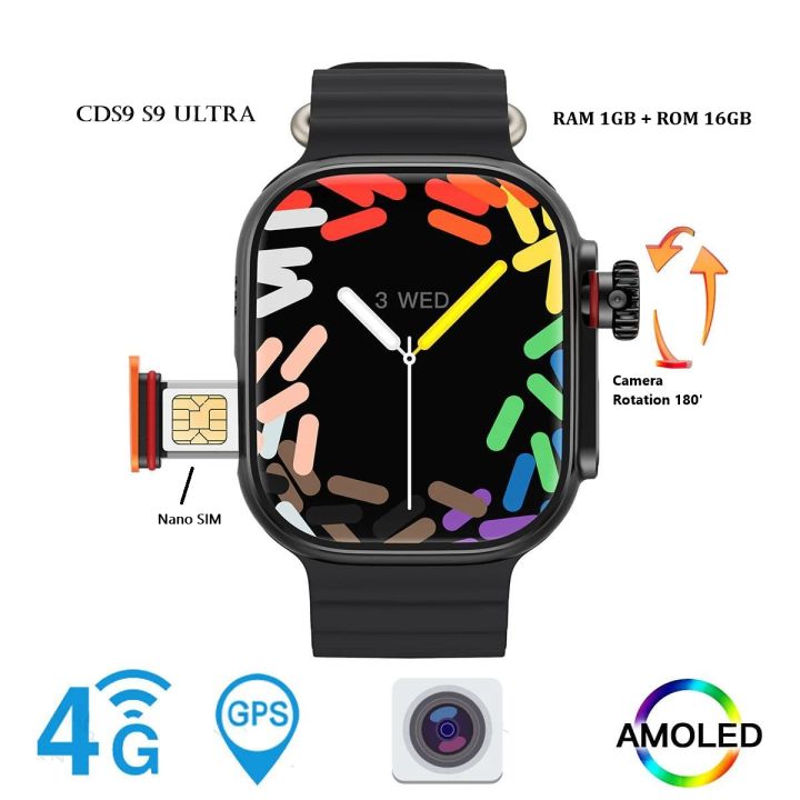 CDS9 Ultra 4G SIM with Camera, S8 Ultra 4G SIM 1GB RAM 16GB ROM, HW69 ULTRA 2, GS ULTRA 2, Gen 17 Watch, Gen 15 Watch, Watch 9 Max, Ultra 2 Max, Crown i70 7in1 Ultra with airpods Pro2, Crown H70 7in1 Ultra, T900 Ultra Watch for Males and Females