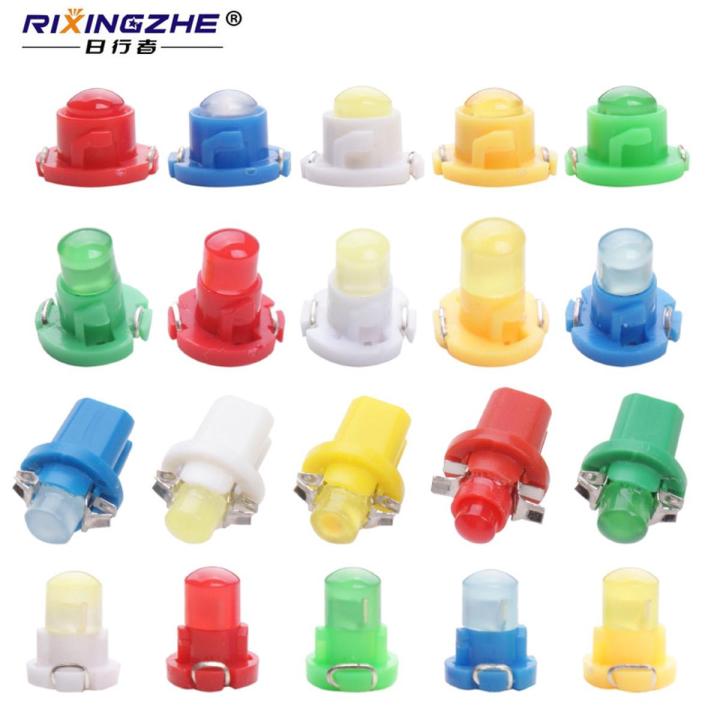 10pcs B8.5D T3 T4.2 T4.7 car LED car Dashboard Instrument Cluster Light Car Panel Gauge Dash Bulb blue red green yellow