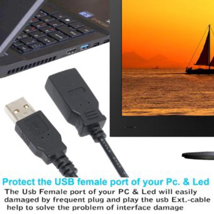 USB Connecting Cable extension (Male-Female) Computer, LED, LCD, Connecting Cable