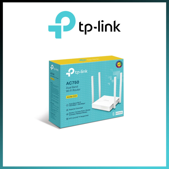 TP%20Link%204%20Antenna%20AC750%20Dual-Band%20Wi-Fi%20Router%20-%20Archer%20C24%20-%20Image%203