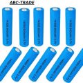 4 x LC 14500 1200mAh Battery 3.7 V Blue Rechargeable Powerful Battery AA. 