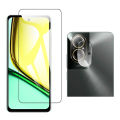 Realme C67 Glass Protector Polish Screen Tempered + Back Rear Camera Protector 9H Gorilla Flexible Protection For Realme C67. 
