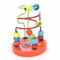 Wooden Colorful Bead Maze | Animal Bead Mazes, Wooden Roller Coaster Toys for Toddlers. 
