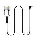 QUANBU 2020 Rca Av Tv Video Cord Cable Cord for Psp 2000/3000 Av Cable. 