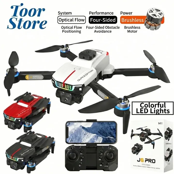 J6%20Pro%20Drone%20Brushless%20Motors%20HD%20Camera%20RC%20Quadcopter%20with%20Wi-Fi%20FPV,%20Headless%20Mode,%20One-Key%20Takeoff/Landing,%20Altitude%20Hold,%20Obstacle%20Avoidance%20&%20Remote%20Control%20%E2%80%93%20Beginner%20Camera%20Drone%20-%20Image%206