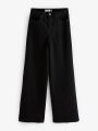 Pack of 2 Wide Leg Denim Jeans for Women – High-Waisted, Trendy & Comfortable. 