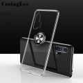 Protect Cover For Motorola Moto Edge Plus Soft Case Clear Transparent Shockproof Car Magnetic Holder Ring Phone Cases Motorola Moto Edge+  Back Cover. 
